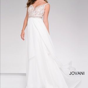 Ivory Jovani gown